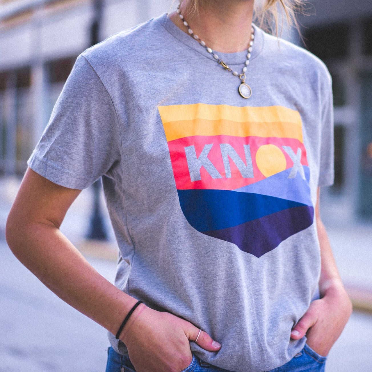 Just the Crest Tee - Gray