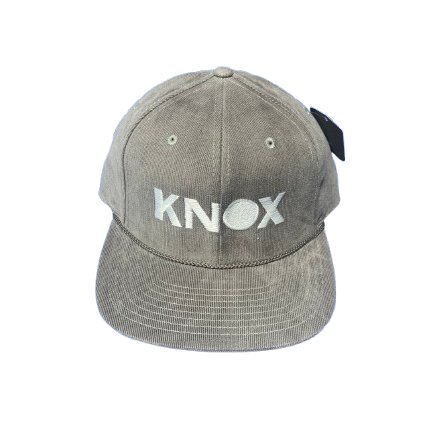 One Knox KNOX Logo Hometown Heroes Snap Back Corduroy Hat - Olive