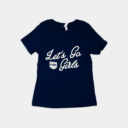 Let's Go Girls Tee - Navy