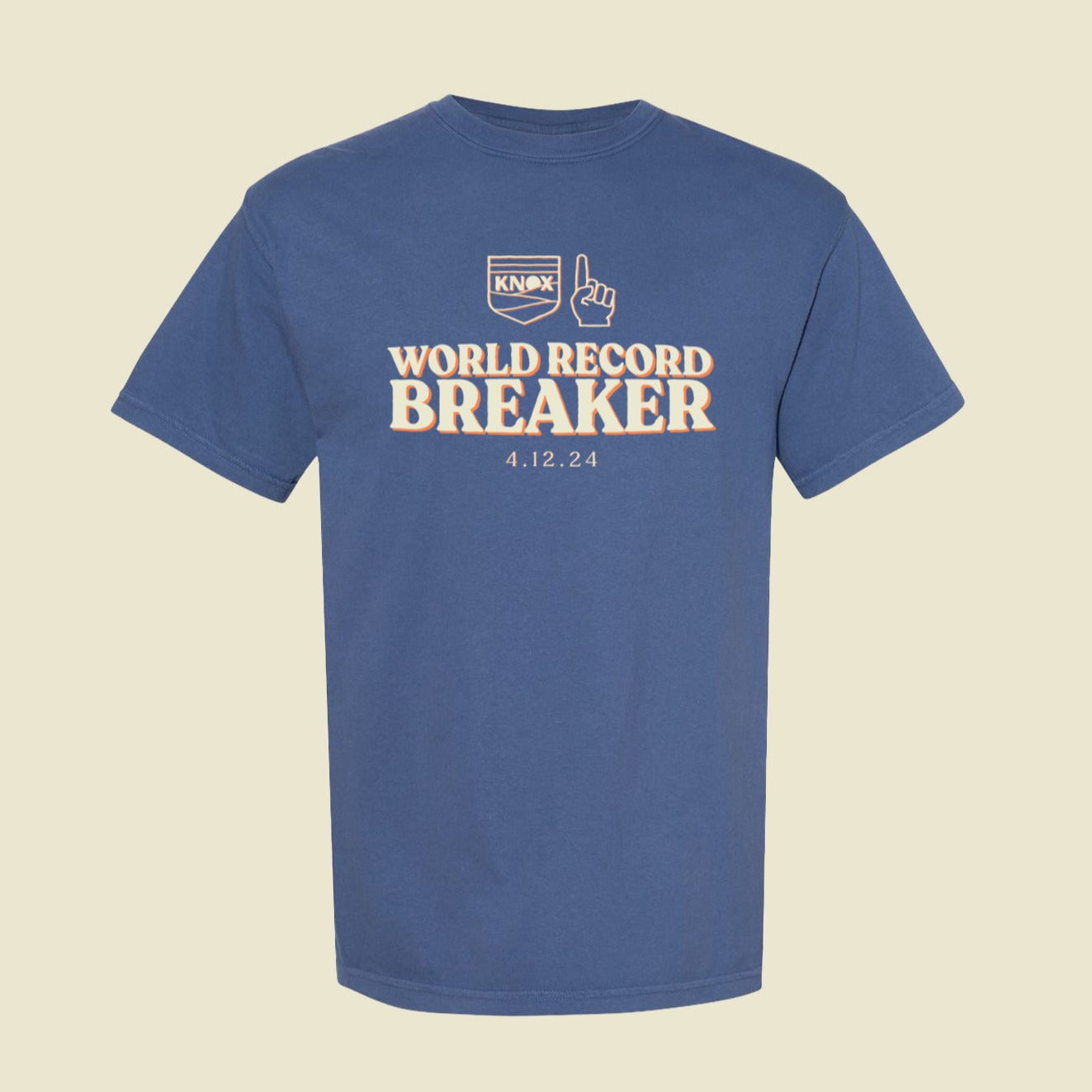 World Record Tee - Blue